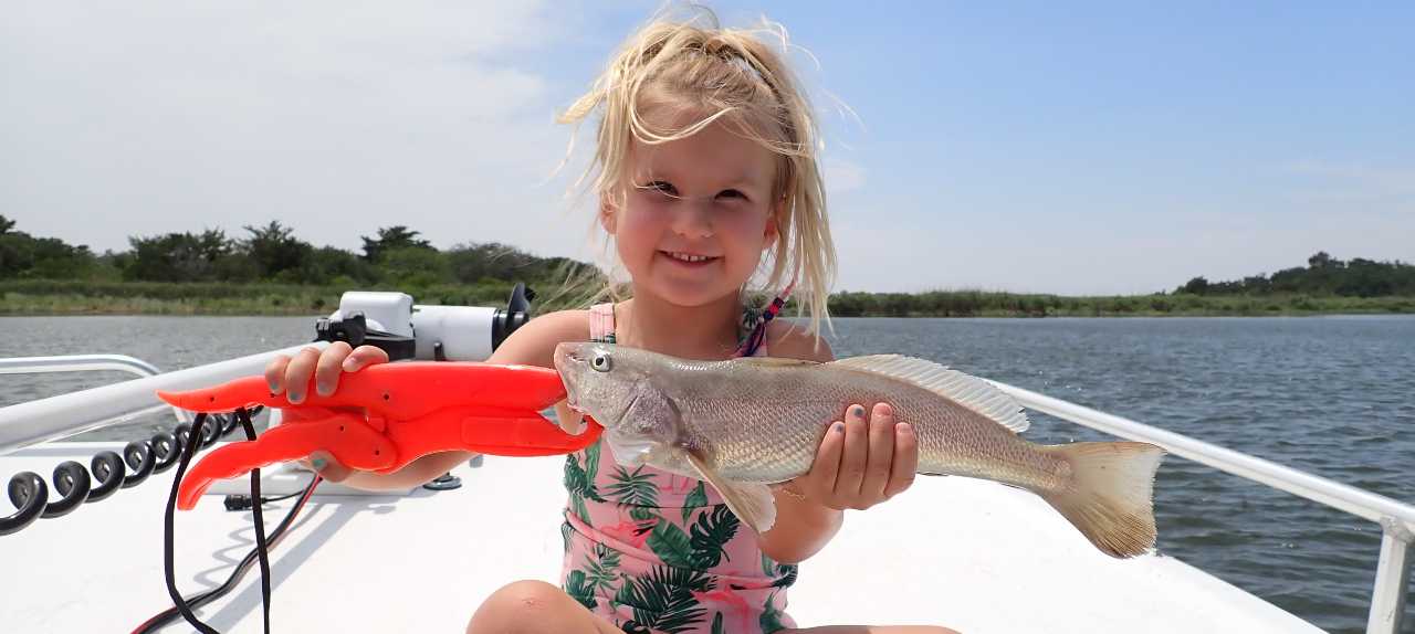 Fishing with kids on the OBX