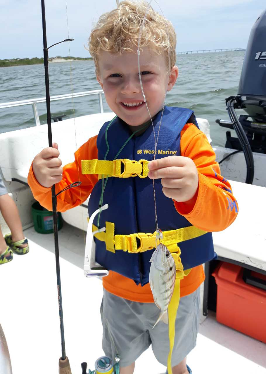 Fishing with young kids on the OBX