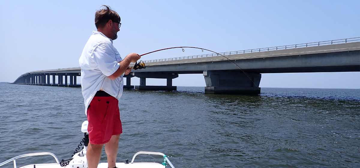 Family fishing on the Outer Banks